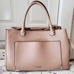 Taupe-Colored Faux Leather Nine West Purse